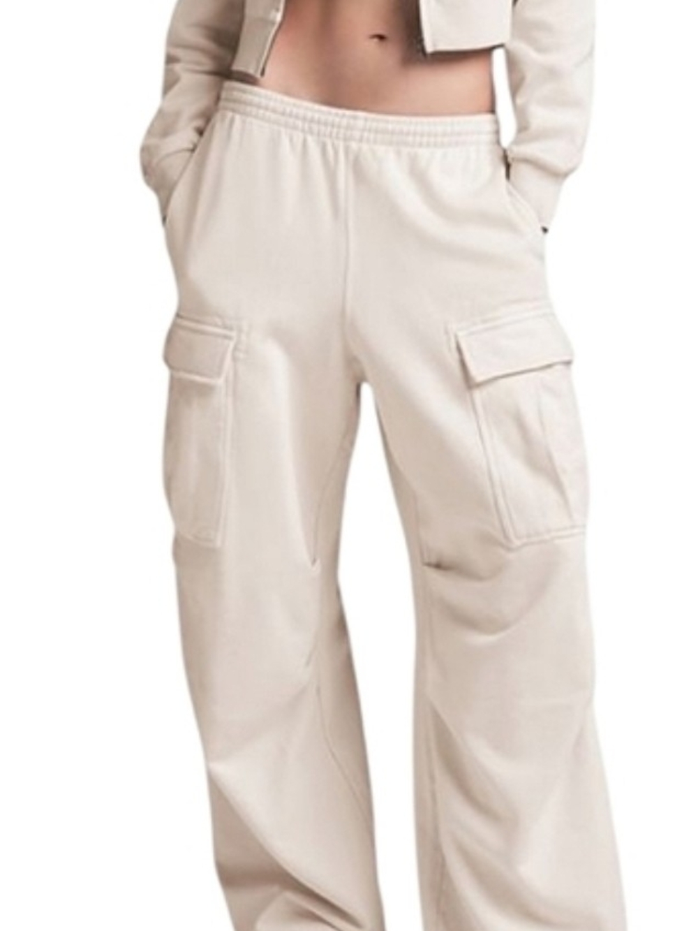 SKIMS Wide Leg cargo Jogger